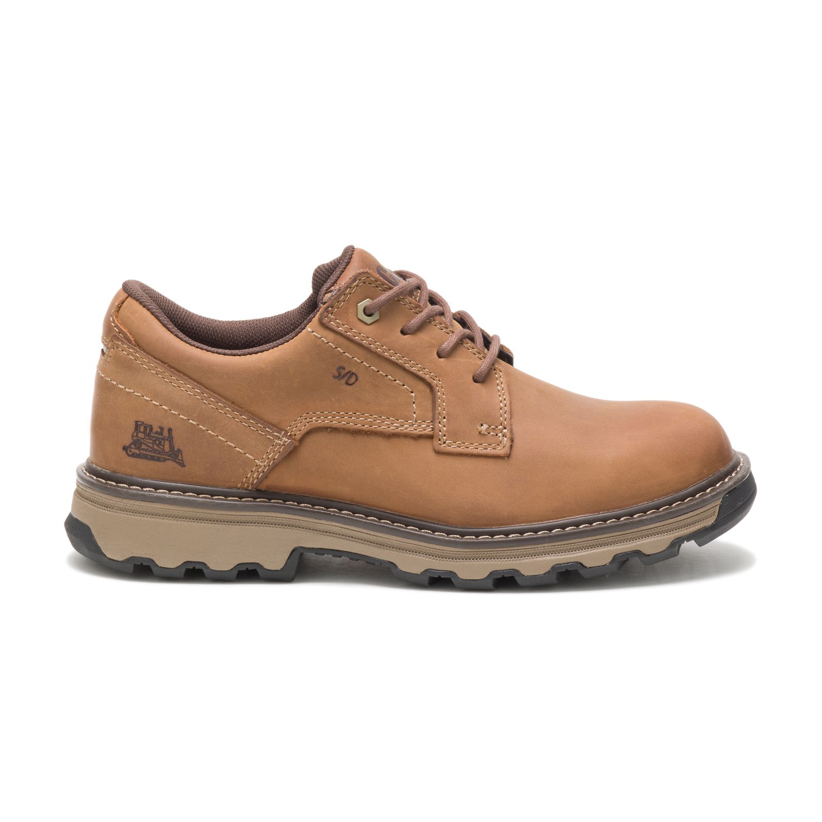 Caterpillar Men's Tyndall Work Shoes Dark Beige CAT-23986